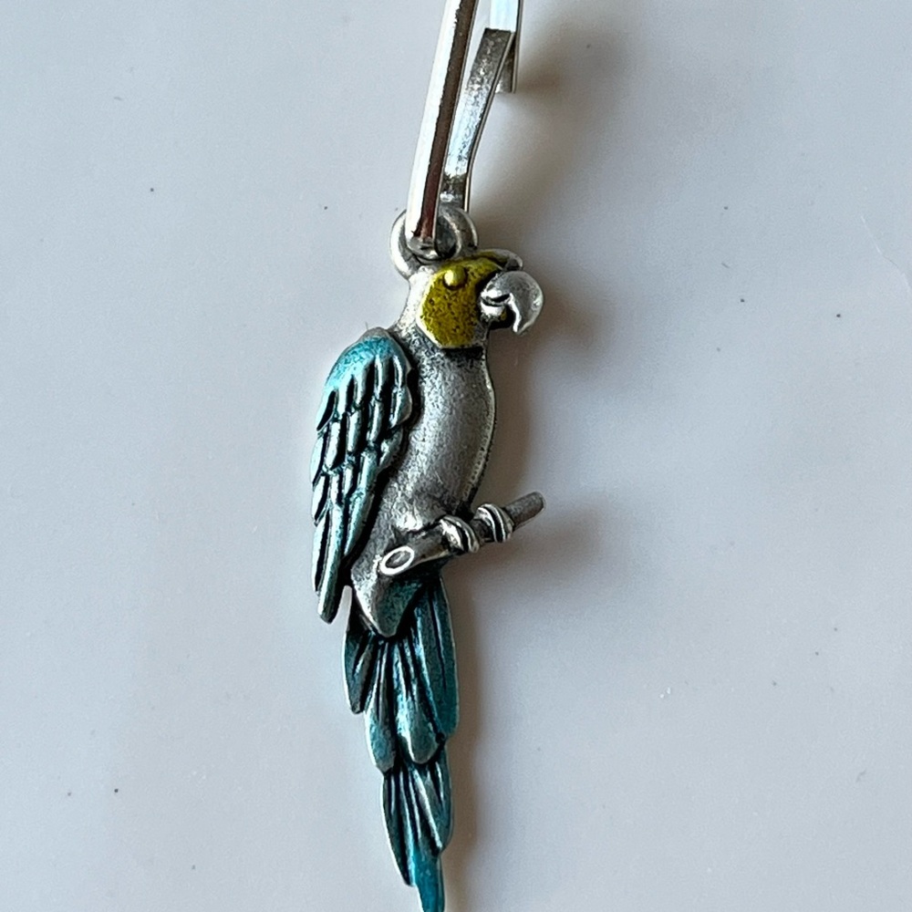 Rare Vintage JJ Jonette Parrot Charm Or Pendant Preloved
